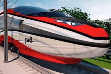 В РЖД представили концепт первого российского высокоскоростного поезда