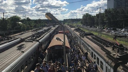 Движение поездов Рижского направления МЖД нарушено из-за поломки электрички