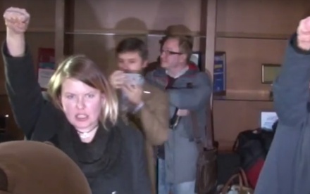Активисты «Другой России» сорвали пресс-конференцию представителя ОБСЕ
