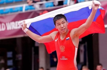 Россиянин Начын Монгуш стал чемпионом Европы по борьбе