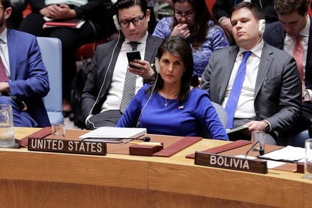 США заблокировали заявление Совбеза ООН с осуждением убийства палестинцев в Газе