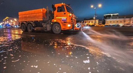Московские дороги начнут мыть с шампунем после зимы 31 марта