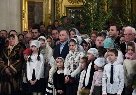 Более 2,5 млн человек приняли участие в рождественских службах в России