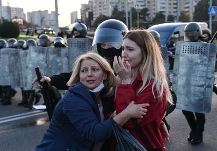 Власти Минска сообщили о десяти задержанных на стихийной акции протеста