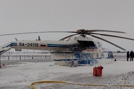 Вертолёт Ми-8 произвёл жёсткую посадку на Ямале