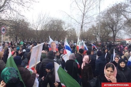 В Грозном начинается митинг в поддержку Рамзана Кадырова