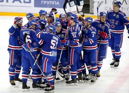 Хоккеисты СКА повторили рекорд КХЛ по числу побед подряд