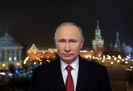 Новогоднее телеобращение Путина возглавило топ программ праздничного эфира