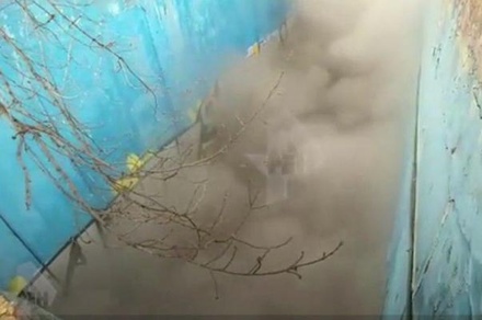 В Москве потушили крупный пожар в подземном паркинге