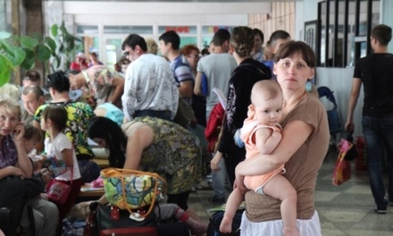 ФМС сообщает о 400 тысячах беженцев с Украины на территории России