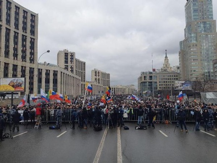 МВД: в согласованном митинге за свободный рунет приняли участие 6,5 тысяч человек