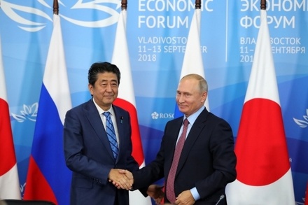 Синдзо Абэ напомнил Владимиру Путину о позиции Токио по Курильским островам