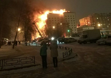 Пожар в многоэтажном доме в Тюмени ликвидирован