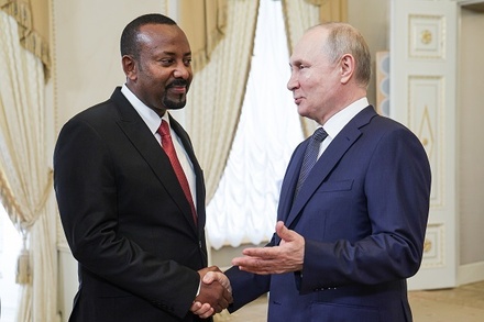 Владимир Путин встретился с премьер-министром Эфиопии