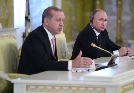 Эрдоган пообещал устранить все препятствия на пути увеличения товарооборота с РФ