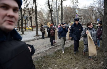 В Москве задержали художников на антивоенной выставке