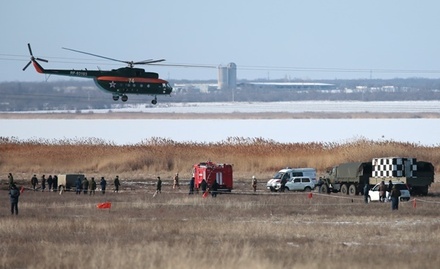 Под Волгоградом возобновились работы на месте крушения Су-24