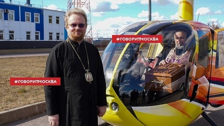 В Ленинградской области прошёл крестный облёт против коронавируса