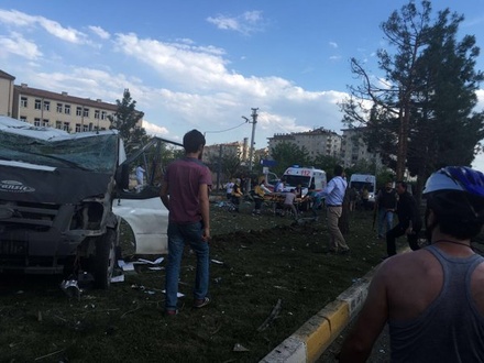 В центре турецкого города Диярбакыр прогремел взрыв