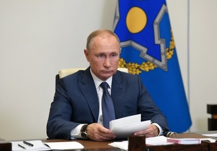 Путин сообщил об осложнении обстановки на пространстве ОДКБ