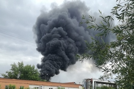Пожар произошёл на Иркутском авиазаводе