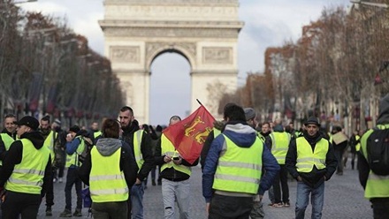 Во Франции число задержанных на акциях «жёлтых жилетов» превысило 1700