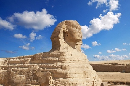 В Египте обнаружили древнюю статую Сфинкса