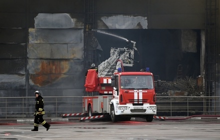 Пожар в торговом центре «Синдика» полностью потушен