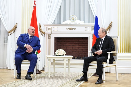 Завершились переговоры Владимира Путина и Александра Лукашенко