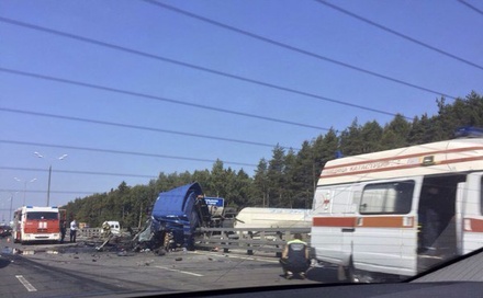 На Киевском шоссе из-за ДТП возникла 8-километровая пробка