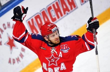 ЦСКА в третий раз подряд выиграл регулярный чемпионат КХЛ