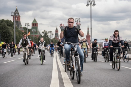 В Москве сегодня пройдёт традиционный велопарад