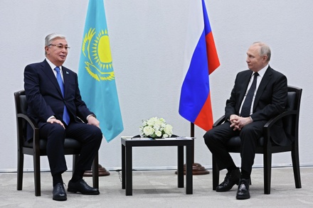 В Кремле сообщили о переговорах президентов России и Казахстана
