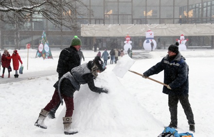 За сутки с улиц Москвы вывезли более 500 тысяч кубометров снега