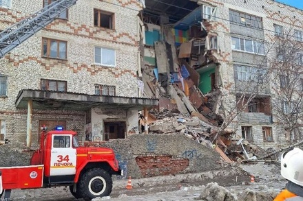 В Печоре частично обрушился жилой пятиэтажный дом