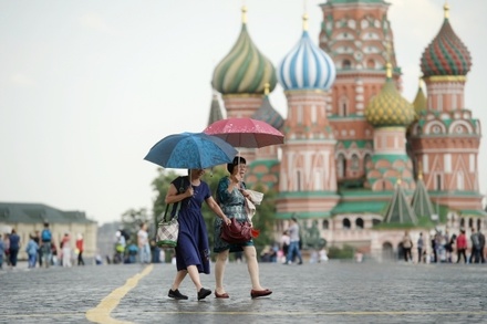 На выходных в Москве ожидается потепление с дождями