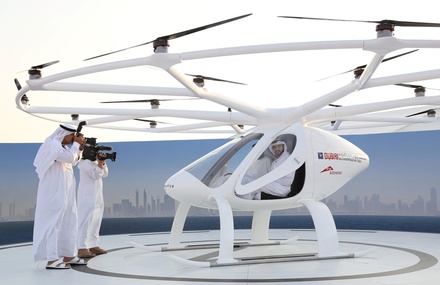 В ОАЭ планируют запустить летающее такси из аэропортов Абу-Даби