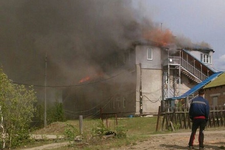 Площадь пожара в аэропорту в Красноярском крае составила 700 кв. метров