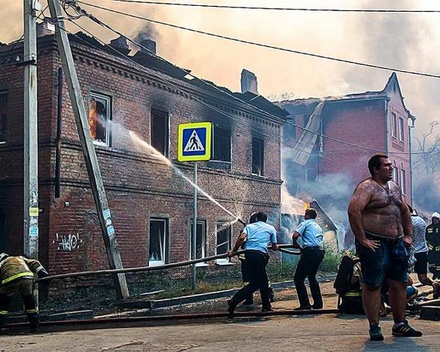 Пожар в Ростове-на-Дону локализован по всей площади
