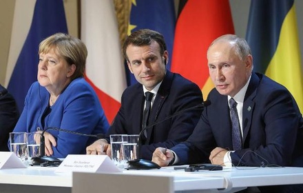 Главы России, Франции и Германии обсудили внутриукраинский конфликт
