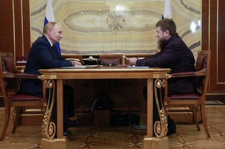В Кремле анонсировали встречу Владимира Путина с Рамзаном Кадыровым