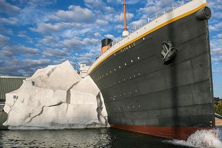 В музее «Титаника» в США обрушился «айсберг»