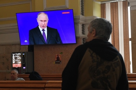 Владимир Путин выступал с посланием Федеральному собранию 2 часа 6 минут