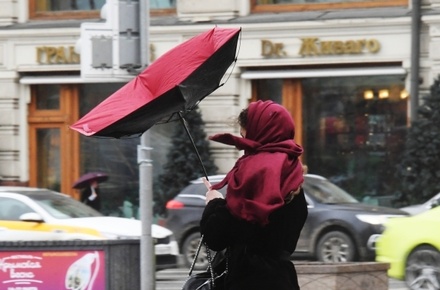 Экстренное предупреждение о сильном ветре продлено в Москве