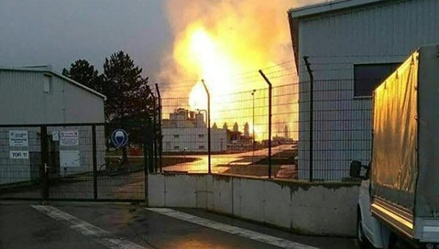 Работа газового хаба в Баумгартене полностью остановлена после взрыва