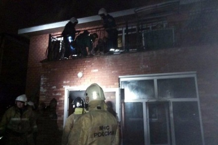 В Иркутске в доме для престарелых и инвалидов произошёл пожар