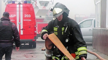 В ресторане в центре Москвы произошёл пожар