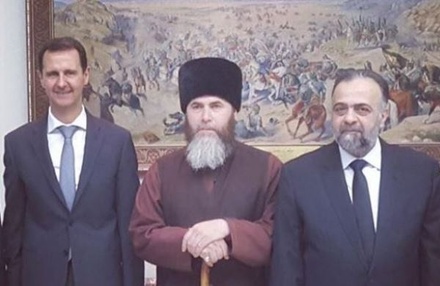 Муфтий Чечни встретился с президентом Сирии
