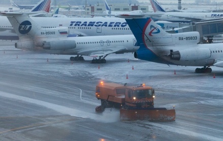 Московские аэропорты работают в штатном режиме, несмотря на снегопад
