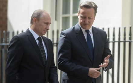 Владимир Путин и Дэвид Кэмерон проводят встречу за закрытыми дверями 